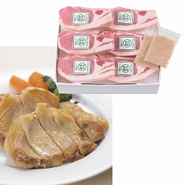 日本の米育ち　三元豚ロースステーキギフト　ＪＯＨ−ＳＯ６