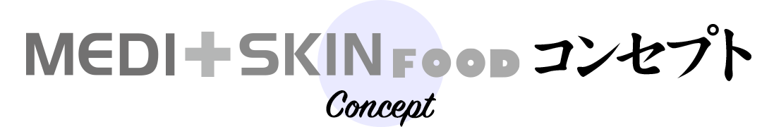 MEDI＋SKIN FOODコンセプト