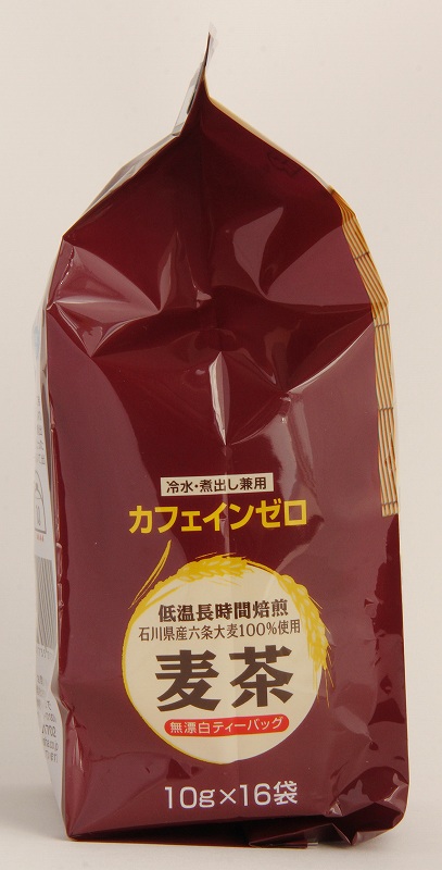 創健社 石川県産六条大麦１００％使用　麦茶 160g（10g×16袋）