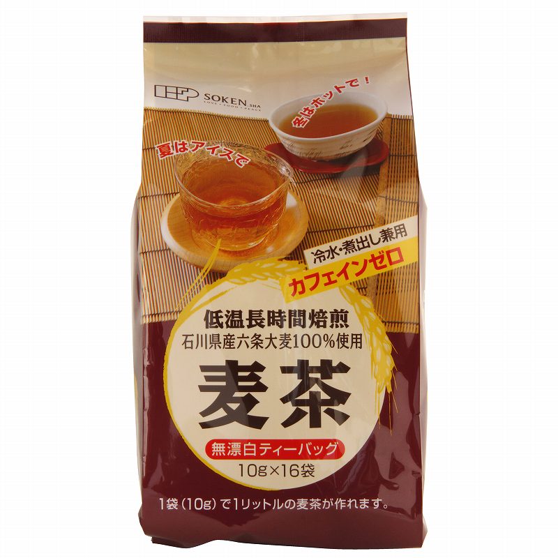石川県産六条大麦１００％使用　麦茶