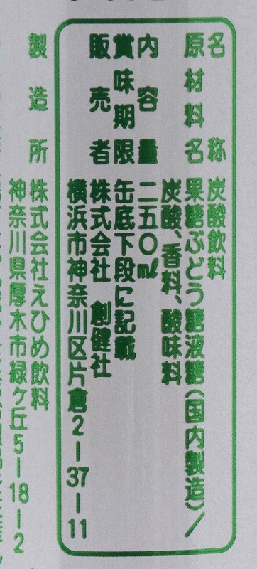 創健社 丹沢サイダー 250ml