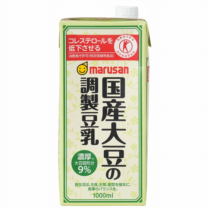 マルサンアイ 国産大豆の調製豆乳 1000ml