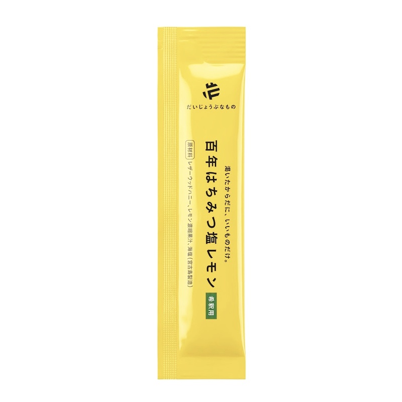 たかくら新産業 だいじょうぶなもの　百年はちみつ塩レモン（希釈用） 23.5g