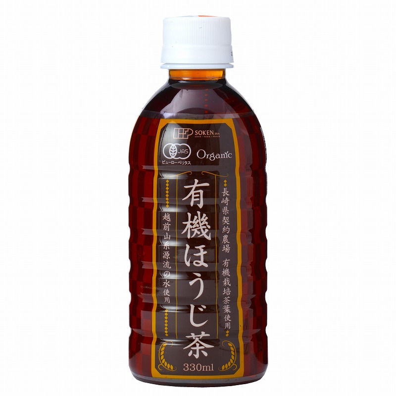 創健社 有機ほうじ茶 330ml