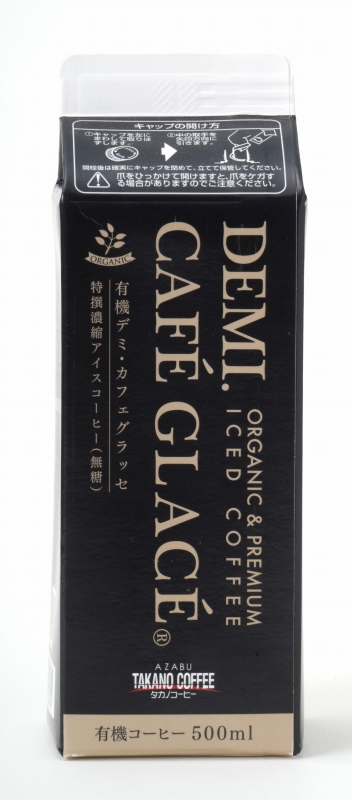 麻布タカノ 有機デミカフェグラッセ　無糖 500ml