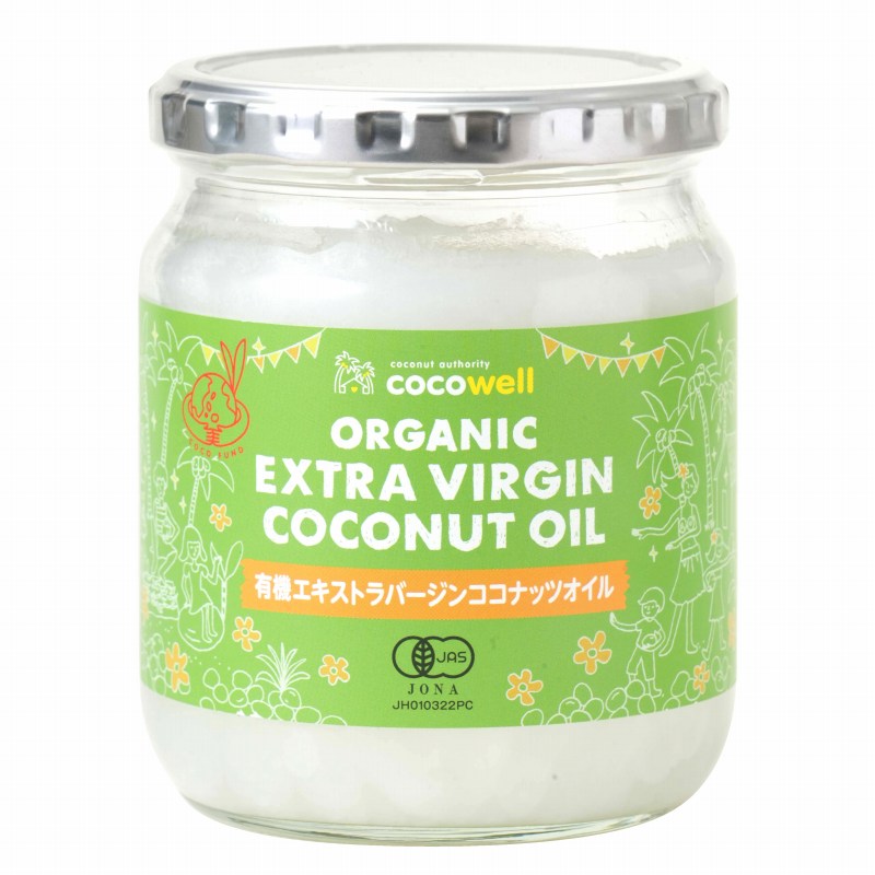 ココウェル 有機エキストラバージンココナッツオイル 360g（400ml）
