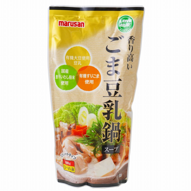 マルサンアイ 香り高いごま豆乳鍋スープ 600g