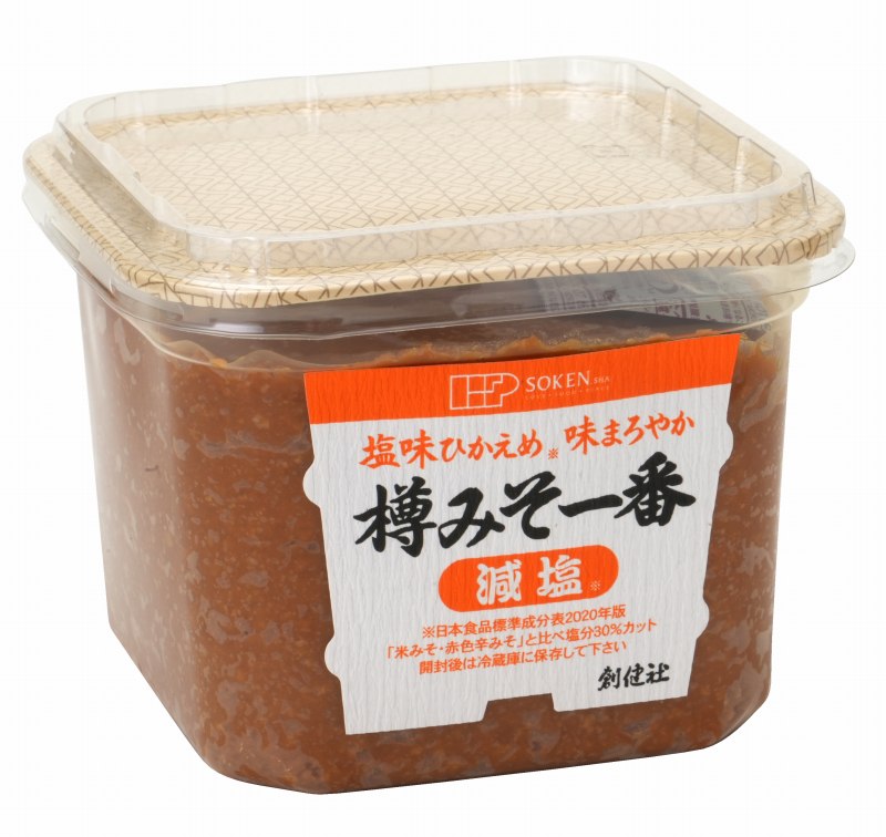 創健社 樽みそ一番（減塩）（カップ） 750g