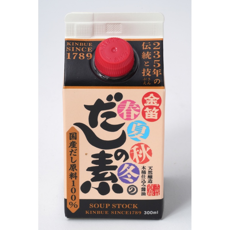 笛木醤油 金笛　春夏秋冬のだしの素　紙パック 300ml