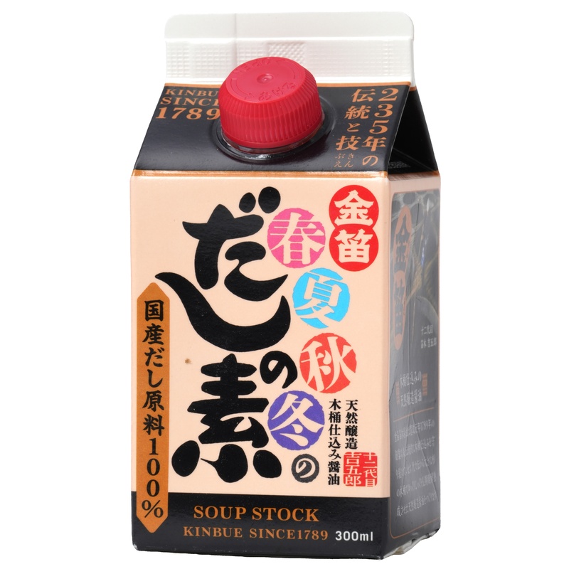 笛木醤油 金笛　春夏秋冬のだしの素　紙パック 300ml