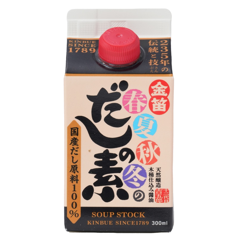 笛木醤油 金笛　春夏秋冬のだしの素　紙パック 300ml