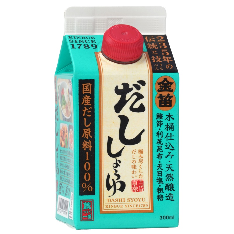 笛木醤油 金笛　だししょうゆ　紙パック 300ml