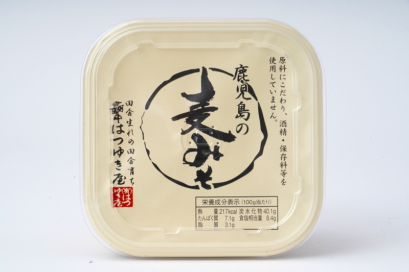はつゆき屋 鹿児島の麦みそ（カップ） 500g