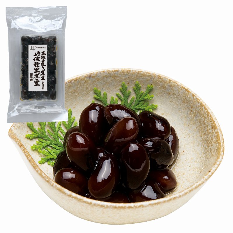 創健社 丹波種黒煮豆 210g（固形量140g）