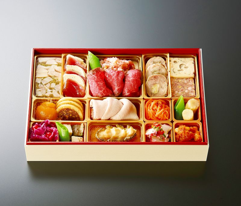 フードワークス 三代目たいめいけん監修洋風おせち一段重 24品（重付き）