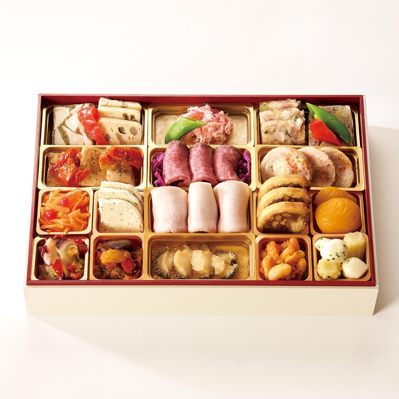 フードワークス 三代目たいめいけん監修洋風おせち一段重 24品（重付き）