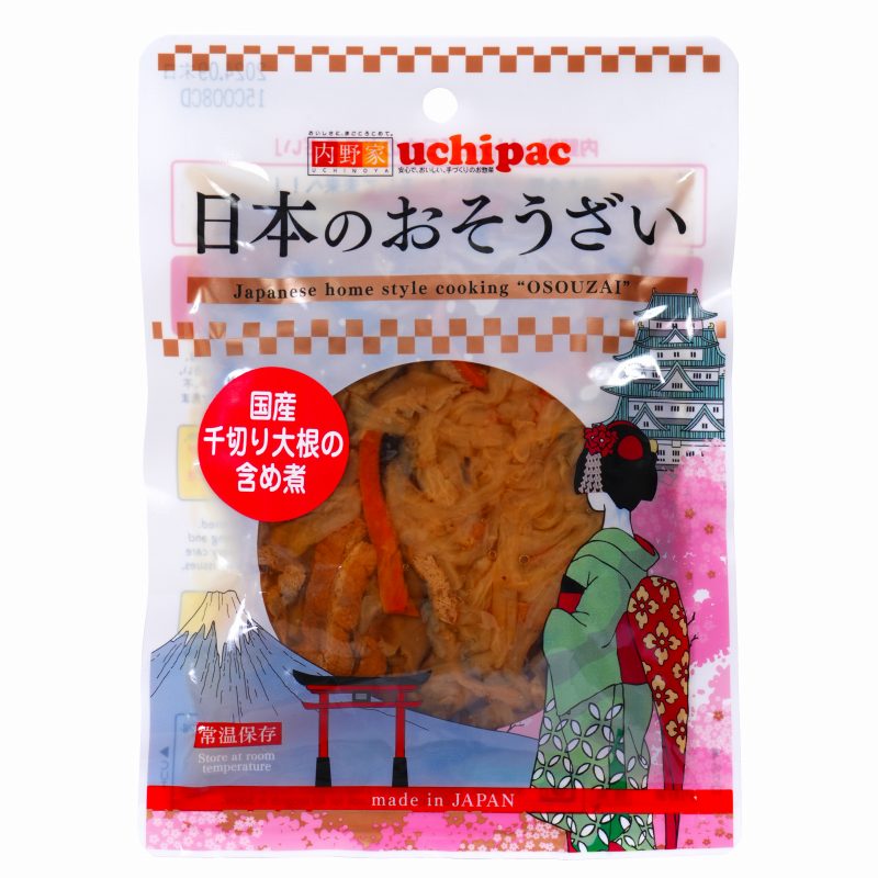 ウチノ 国産千切り大根の含め煮 120g