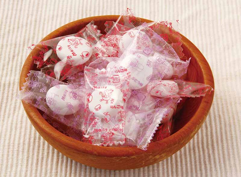 創健社 メイシーちゃん（ＴＭ）のおきにいり　りんごとぶどうのマシュマロ 16個（8個×2種）