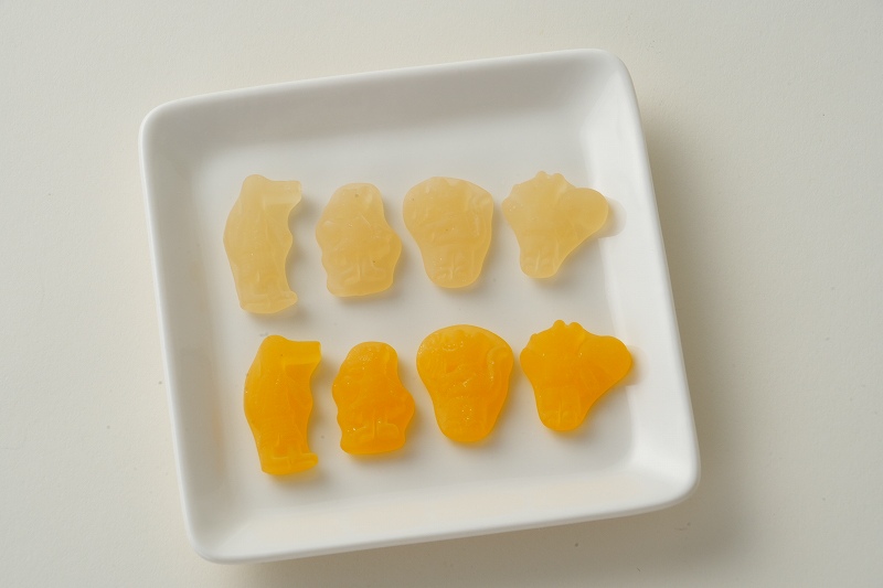 創健社 メイシーちゃん（ＴＭ）のおきにいり　みかんともものグミ 8粒