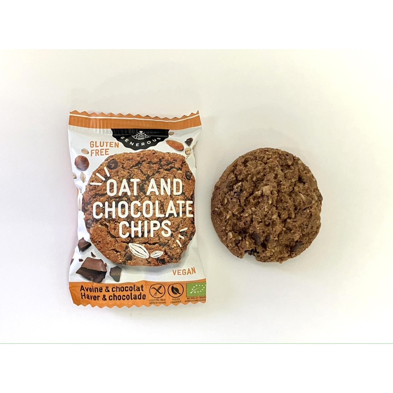 オアシス 有機グルテンフリークッキー　オーツ麦チョコチップ 1枚