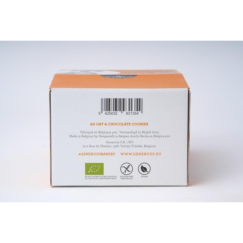 オアシス 有機グルテンフリークッキー　オーツ麦チョコチップ 1枚