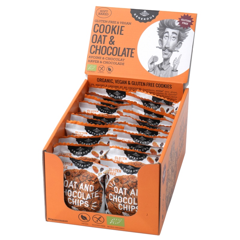 オアシス 有機グルテンフリークッキー　オーツ麦チョコチップ 1枚