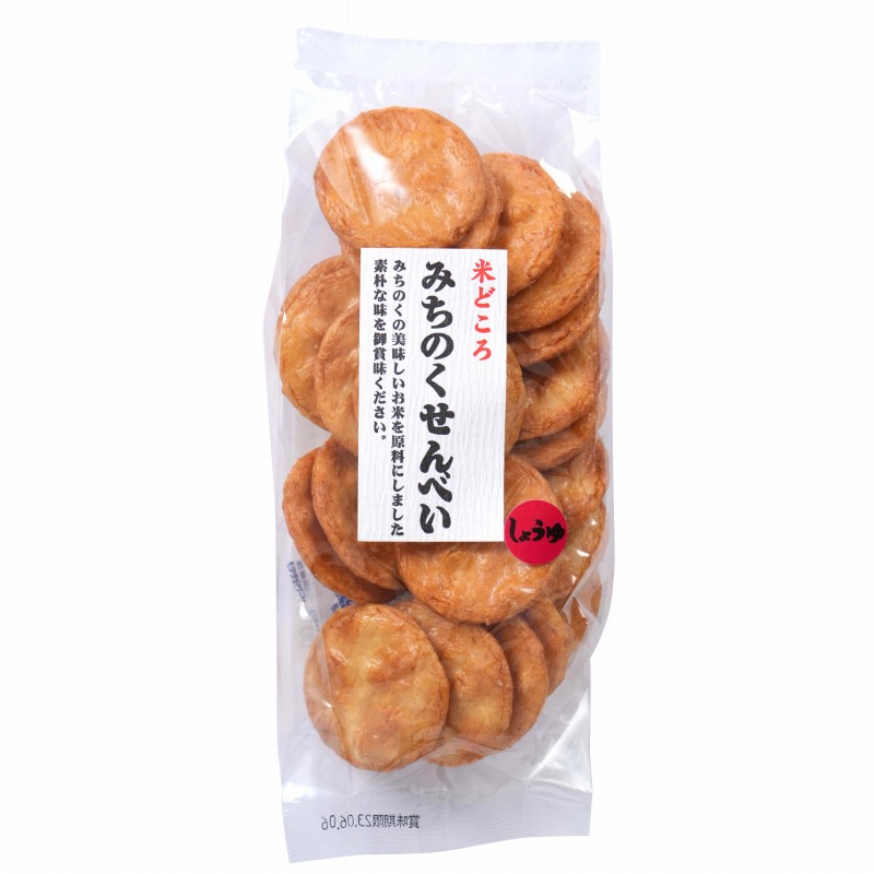 味泉 みちのくせんべい　しょうゆ 110g