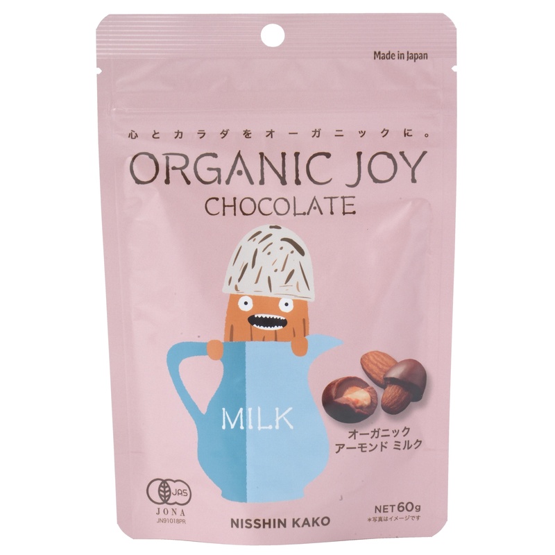 日新化工 ＯＲＧＡＮＩＣ　ＪＯＹ　ＣＨＯＣＯＬＡＴＥ　オーガニックアーモンドミルク 60g