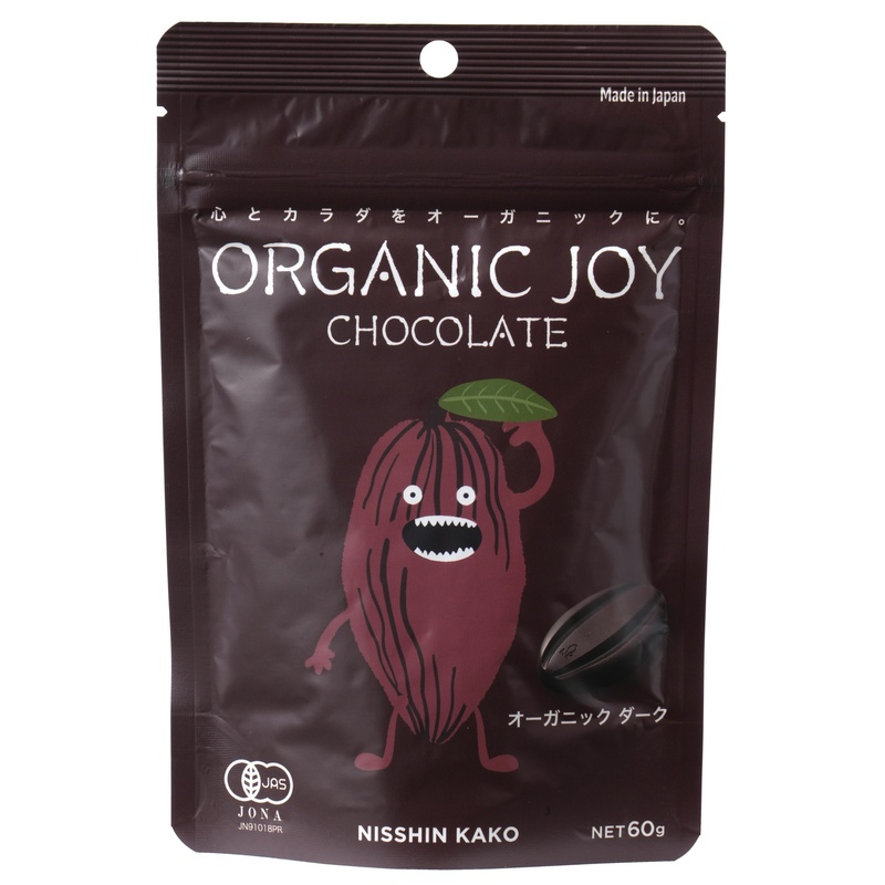 日新化工 ＯＲＧＡＮＩＣ　ＪＯＹ　ＣＨＯＣＯＬＡＴＥ　オーガニックダーク 60g