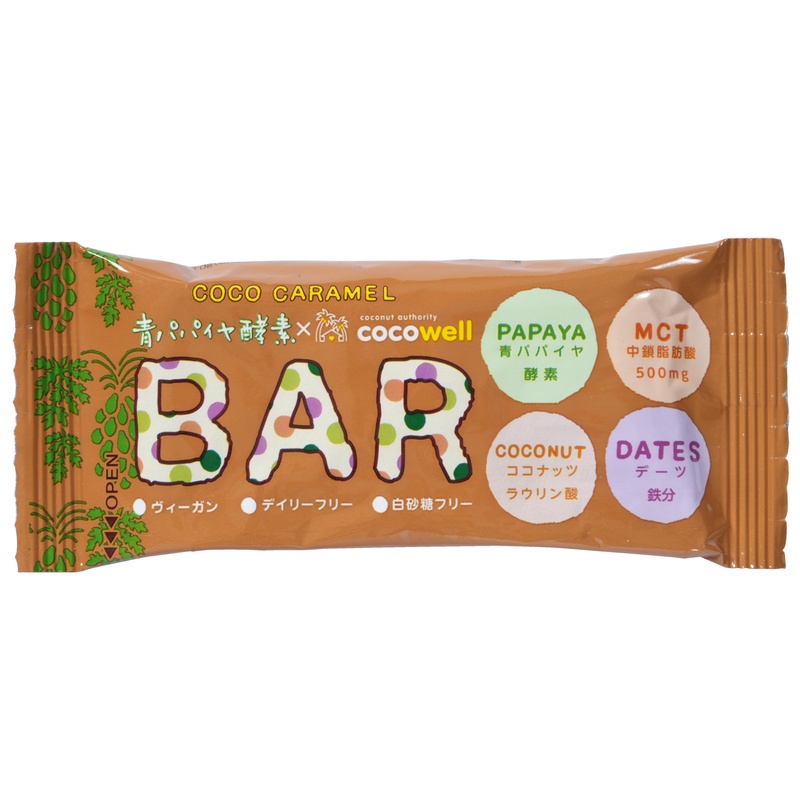 三旺インターナショナル 青パパイヤ酵素ココキャラメルバー 35g