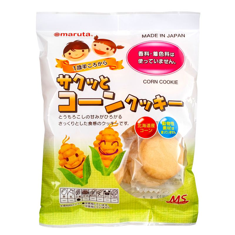 太田油脂 ＭＳ サクッとコーンクッキー 24枚（2枚X12袋）