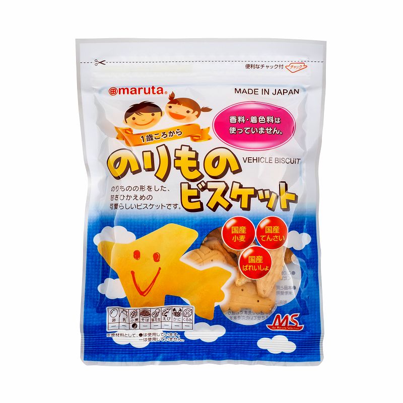 太田油脂 ＭＳ のりものビスケット 88g