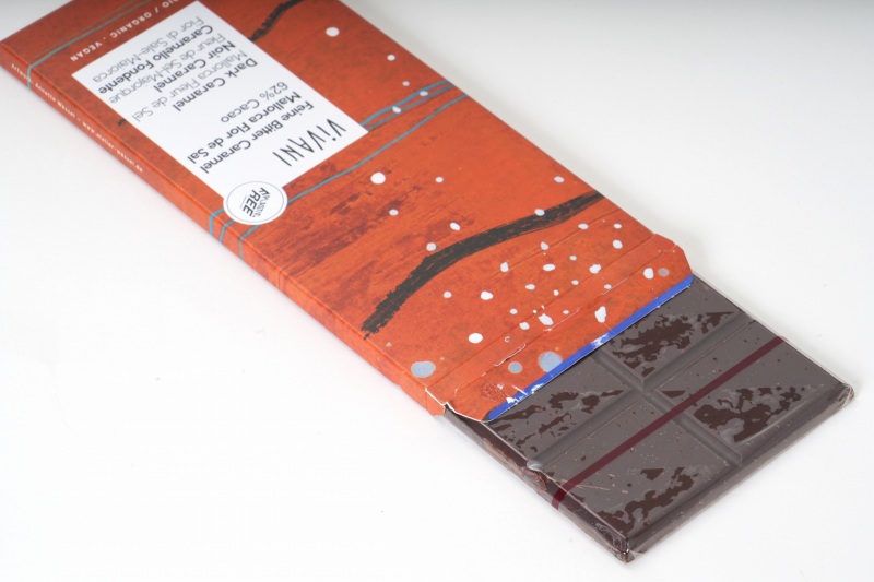 ニコウトレーディング ＶｉＶＡＮＩ　オーガニックキャラメルマヨルカ（塩）６２％チョコレート 80ｇ