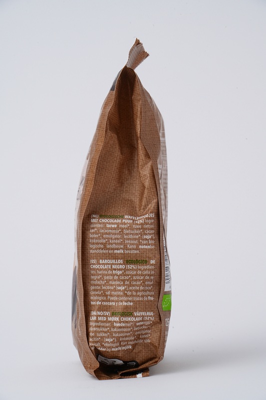 ニコウトレーディング ＶｉＶＡＮＩ　オーガニックチョコレートワッフルロール（カカオ５２％） 125g