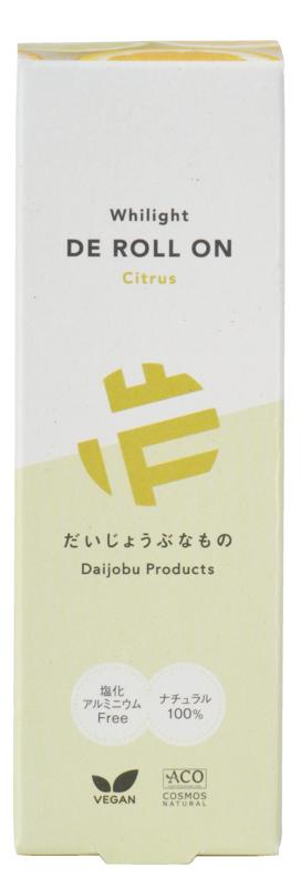 たかくら新産業 だいじょうぶなもの　ホワイライトDEロールオン （シトラス） 50ml