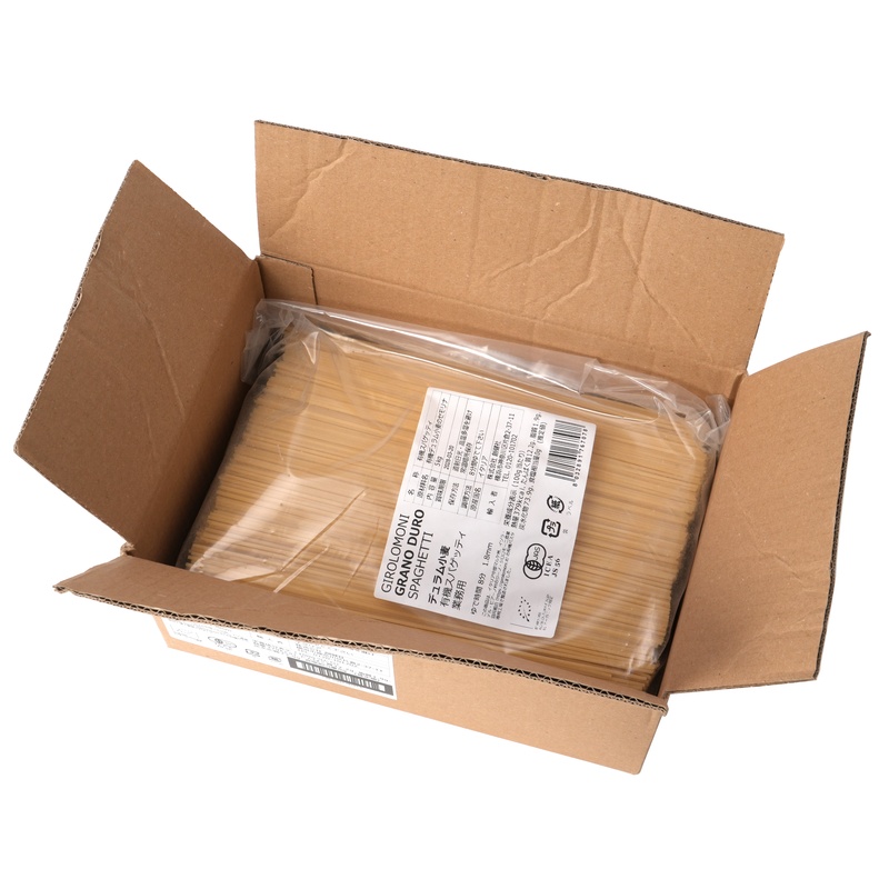 創健社 業務用　ジロロモーニ　デュラム小麦　有機スパゲッティ 5kg