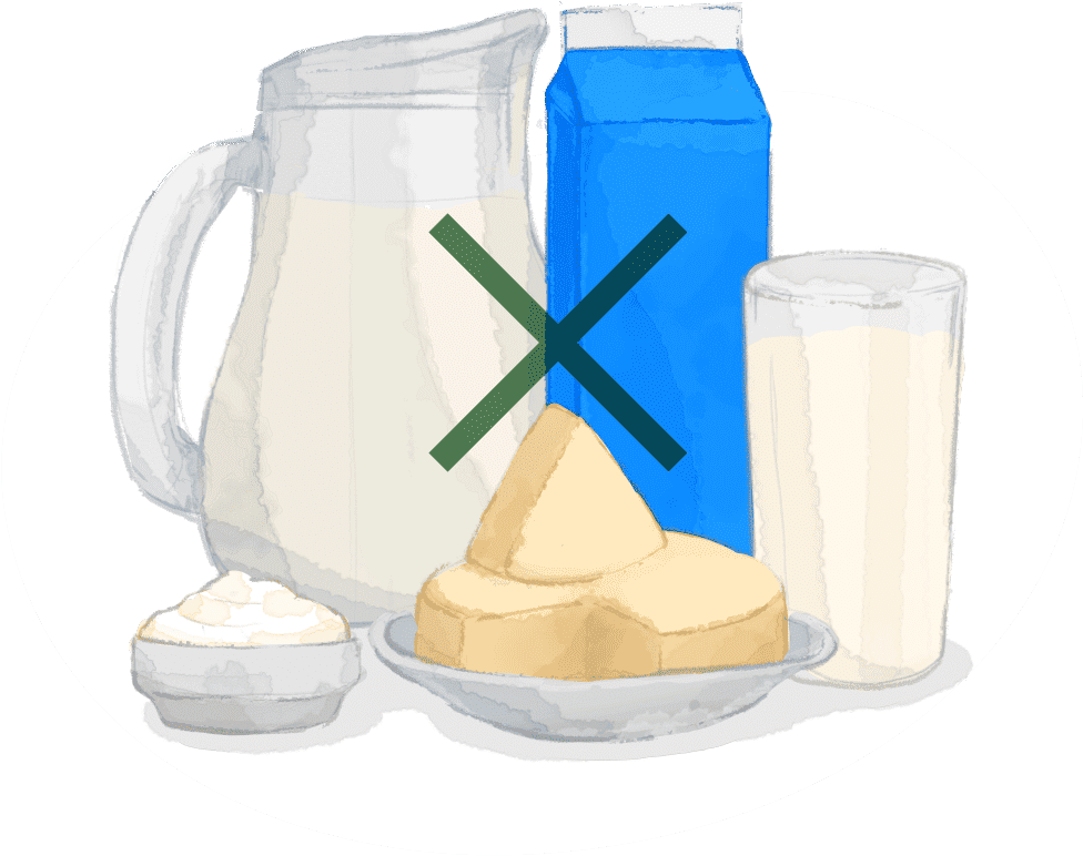 こだわり2 乳製品は使用していません